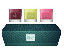  Molton Brown Mini Candle Gift Set Single Wick 3 x 30g Valentines Gift Box 