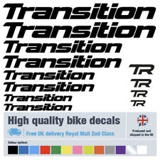 Transition bike decals labels