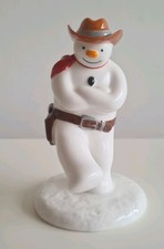 Coalport Characters The Snowman Cowboy Jig Figurine First Edition Bone China
