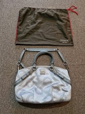 Beautiful Silver Coach Bag