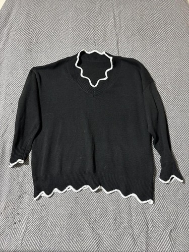 Unbranded black scallop trim - unbranded,