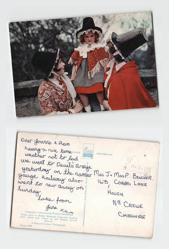 Postcard welsh national - postcard,