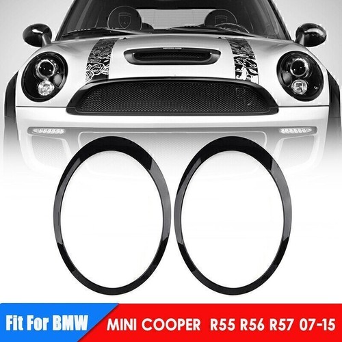 Pair gloss black headlight - gloss,