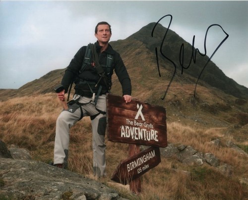 Bear grylls signed autographed - bear,