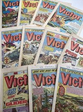 11 x VICTOR Comics - Vintage
