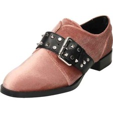 Ladies Pink Flat Loafer Shoes