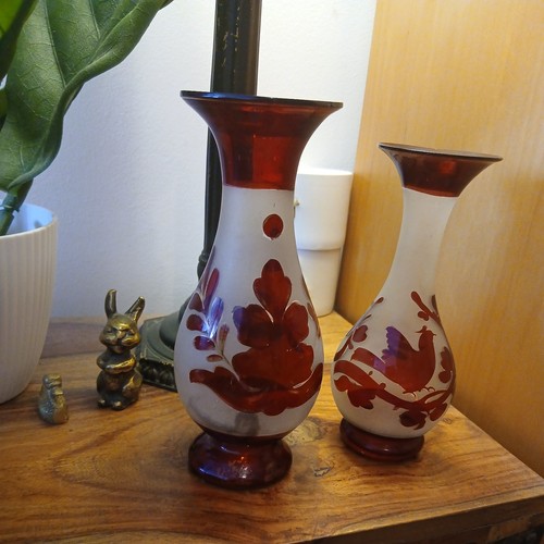 Vintage bohemian ruby red - bohemian,