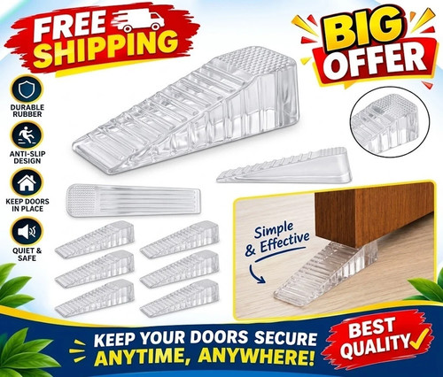 Silicone door stopper - door, wedge