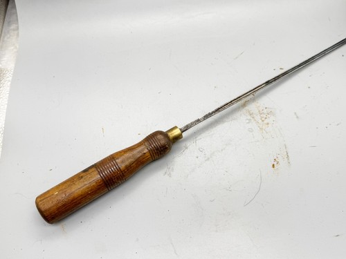 Vintage woodturning gouge - vintage,