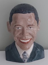 PEGGY DAVIES "YES WE CAN" BARACK OBAMA CHARACTER - BUST - Ltd Edition - VGC!!