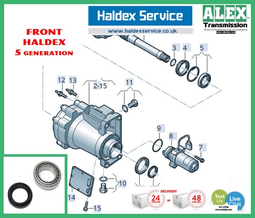 For golf front haldex - front,
