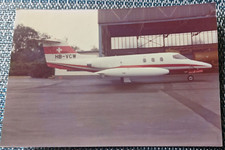 Learjet 24. HB-VCW. (Colour Photograph 5" x 3.5") Circa Mid 1970's