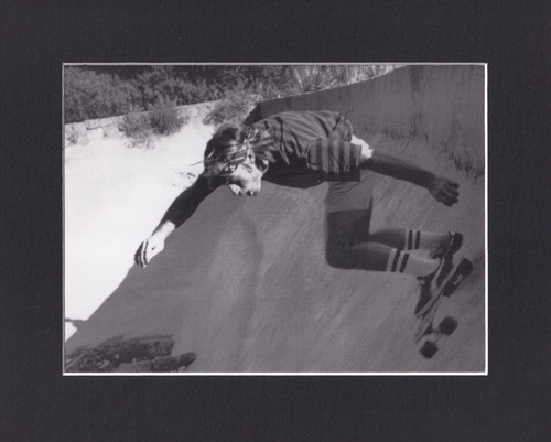 8x10 matted print snowboarder - matted,