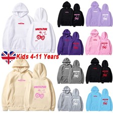 Girls Boys White Black Cherry