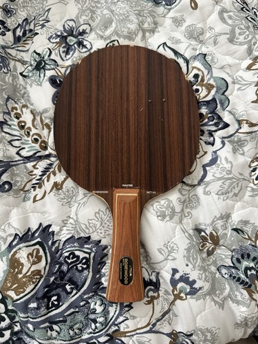 Table tennis racket - table, tennis_racket