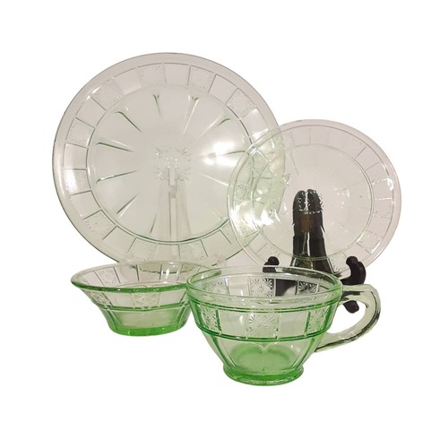 Mid century modern green - mid, glass