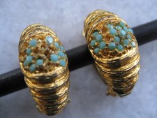 Earrings Sphinx Gold Plated