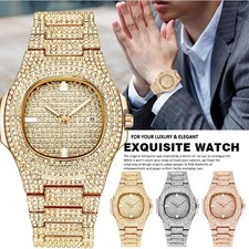 Men Hip Hop Iced Bling Diamond