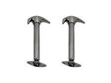 One set chrome hood holder