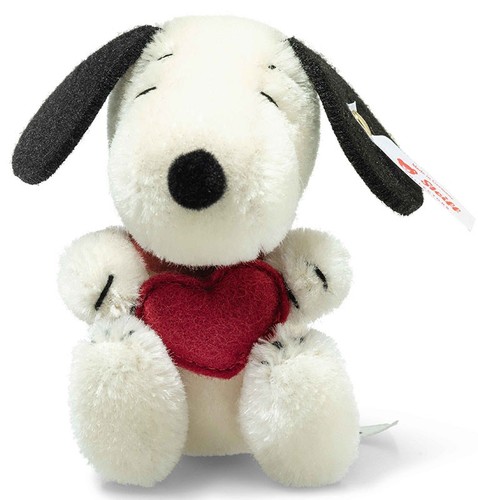 Steiff snoopy with heart - steiff,