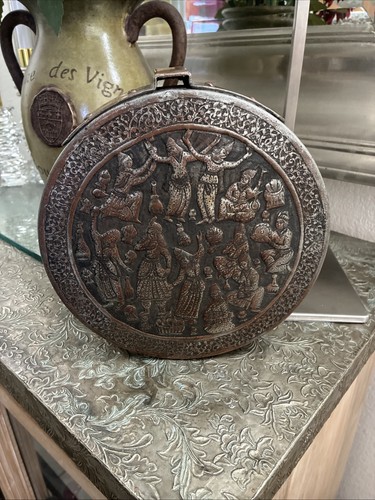 Antique burmese style repousse - style,