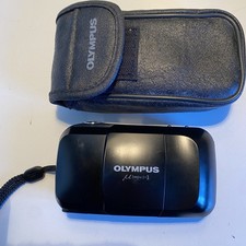 Olympus Mju 1 35mm Point & Shoot Film Camera f/3.5 35mm Lens -Tested + Case