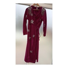 Vintage Topshop Magenta Velvet