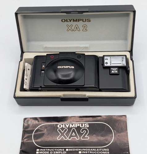 Olympus 35mm film camera - olympus, xa