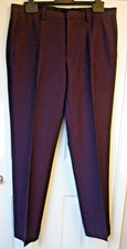 Purple dress trousers with