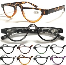 Half moon reading - half-moon, glasses
