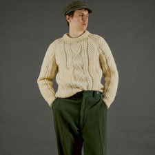 Vintage Hand Knit Aran