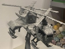 Sci-Fi Orc Helicopter Gunship