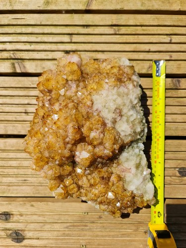 Large citrine cluster - , 30cm