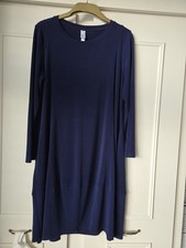 Marla Wynne Dress Navy Large