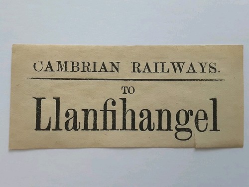 Cambrian railways luggage - cambrian,