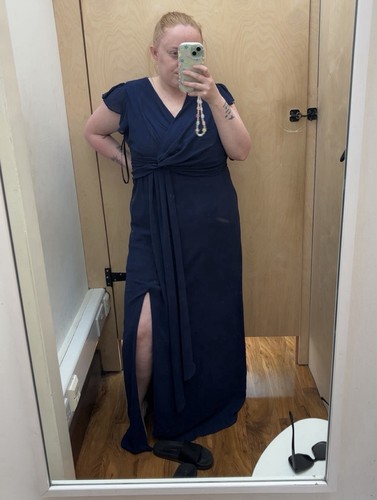 Tfnc navy bridesmaid dress - navy,