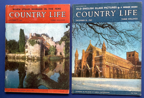 Vintage country life magazines - vintage,