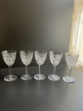 5 Baccarat Crystal Wine