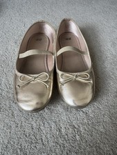 Girls H&M Gold Shoes EUR Size
