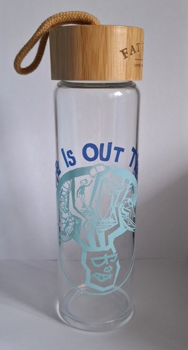 Fatface glass water bottle - fatface,