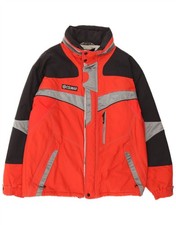 COLMAR Mens Ski Jacket IT 50 Large Red Colourblock SZ05