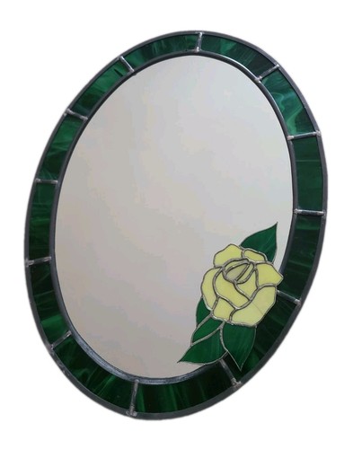 Vtg stained glass - glass, leaded