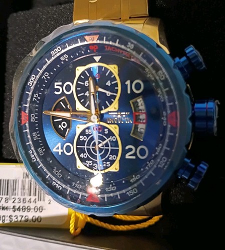 New invicta menaviator 18k - invicta,