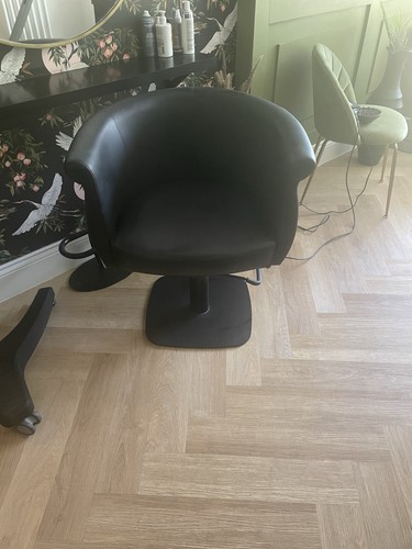 Black salon chair - salon,