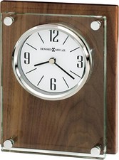 Howard Miller Unisex Amherst Tabletop Clock - Walnut