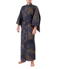 Men's Kimono Yukata Black