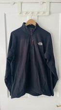 The North Face Men's Apex 1/4 Zip Soft shell Jacket Size Large Black