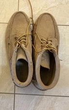 Men’s Shoes 1 X 9.5 Sebago Suede Boots  beige. Excellent condition hardly used 