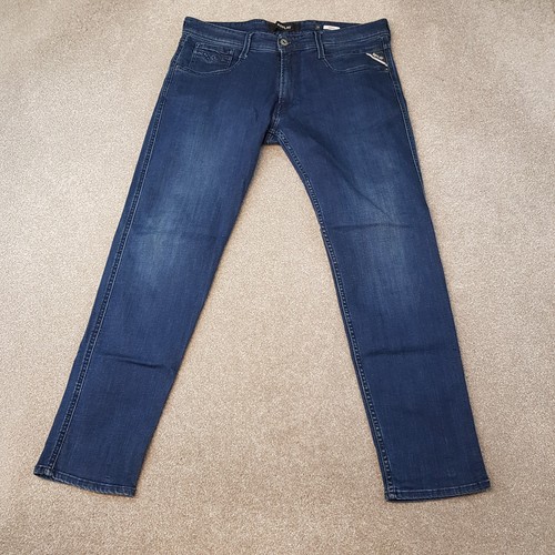 Replay mens jeans - mens, blue