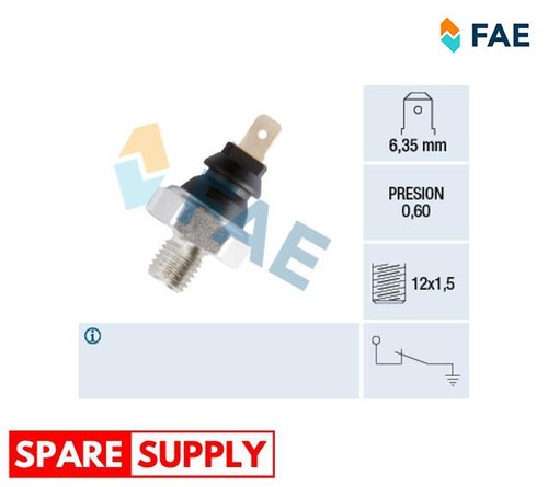 Oil pressure switch for - pressure,